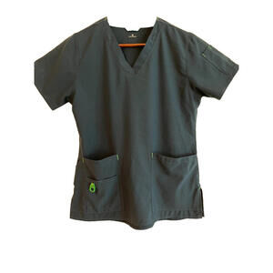 Carhartt Black V-Neck T-shirt with pockets Women's Small